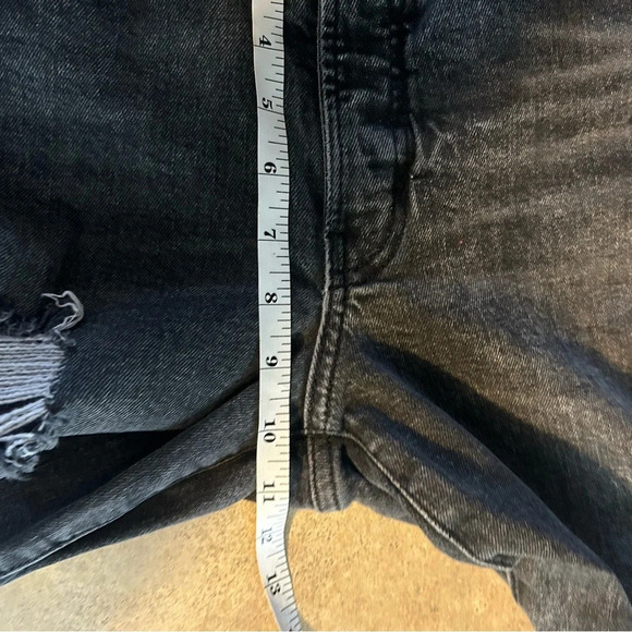 Old Navy jeans - “OG Straight High Rise” black wash distressed - Picture 9 of 9